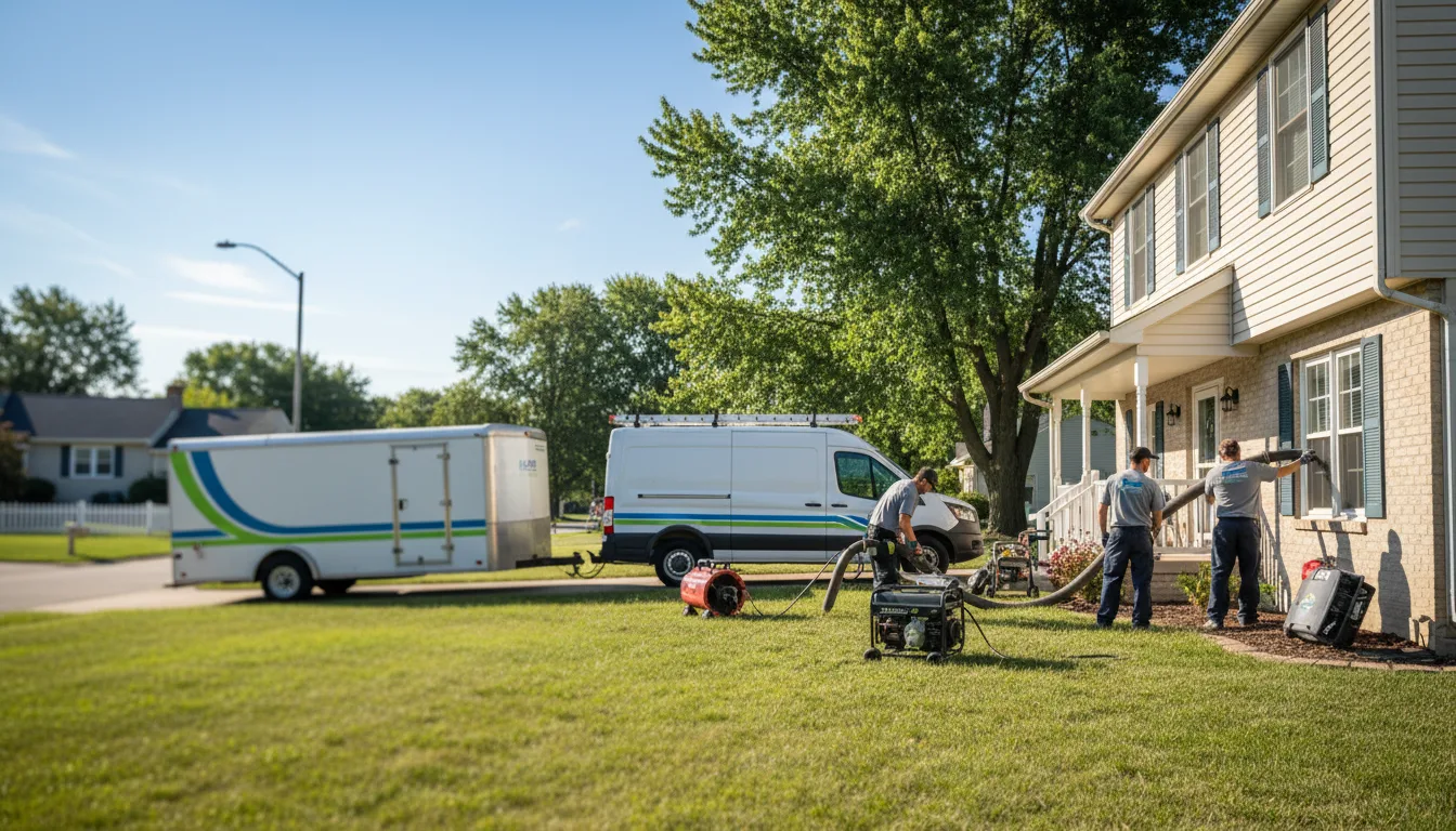 Flooded Basement Restoration And Cleanup With Repair in Merrill, IA near me